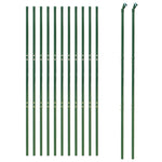 Recinzione Metallica Verde 1,6x25 m in Acciaio Zincato