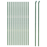 Recinzione Metallica Verde 1,6x25 m in Acciaio Zincato
