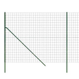 Recinzione Metallica Verde 2x25 m in Acciaio Zincato