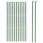 Recinzione Metallica Verde 2,2x25 m in Acciaio Zincato