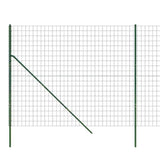 Recinzione Metallica Verde 2,2x25 m in Acciaio Zincato
