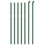 Recinzione Metallica Verde 1x10 m in Acciaio Zincato
