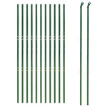 Recinzione Metallica Verde 1,6x25 m in Acciaio Zincato