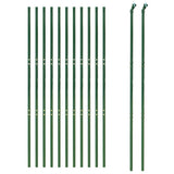 Recinzione Metallica Verde 1,8x25 m in Acciaio Zincato