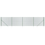 Recinzione Metallica con Picchetti Ancoraggio Verde 2x10 m