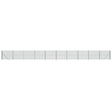 Recinzione Metallica con Picchetti Ancoraggio Verde 2x25 m