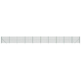 Recinzione Metallica con Picchetti Ancoraggio Verde 2x25 m