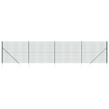 Recinzione Metallica con Picchetti Ancoraggio Verde 2,2x10 m