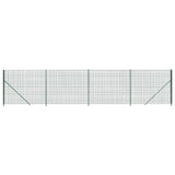 Recinzione Metallica con Flangia Verde 1,8x10 m