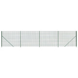 Recinzione Metallica con Flangia Verde 2,2x10 m