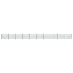 Recinzione Metallica con Flangia Verde 1,6x25 m