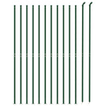 Recinzione Metallica con Flangia Verde 1,6x25 m