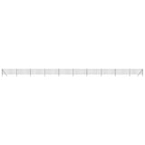 Recinzione Metallica Antracite 1x25 m in Acciaio Zincato