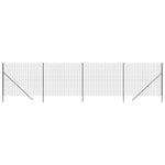 Recinzione Metallica Antracite 2,2x10 m in Acciaio Zincato