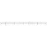 Recinzione Metallica Antracite 1,1x25 m in Acciaio Zincato