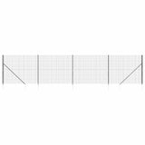 Recinzione Metallica con Picchetti Ancoraggio Antracite 2,2x10m