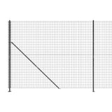 Recinzione Metallica con Flangia Antracite 1,8x10 m