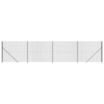 Recinzione Metallica con Flangia Antracite 2x10 m