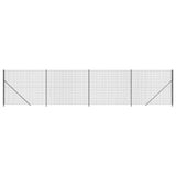 Recinzione Metallica con Flangia Antracite 2x10 m