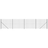 Recinzione Metallica con Flangia Antracite 2x10 m