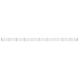 Recinzione Metallica con Flangia Antracite 0,8x25 m