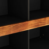 Credenza 85x33x75 cm in Legno Massello di Acacia