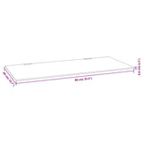 Schermo Orinatoio Parete Privacy Nero 90x40 cm Vetro Temperato