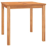 Set da Pranzo per Giardino 5 pz in Legno Massello di Teak