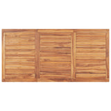 Set da Pranzo per Giardino 3 pz in Legno Massello di Teak