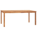 Set da Pranzo per Giardino 4 pz in Legno Massello di Teak