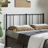 Testiera di Ricambio in Metallo Nero 135 cm