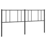 Testiera di Ricambio in Metallo Nero 180 cm