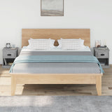Comodini 2 pz Grigio Cemento 39x39x47,5 cm in Legno truciolato