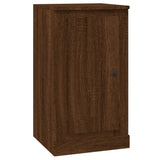 Credenza Rovere Marrone 37,5x35,5x67,5 cm in Legno truciolato