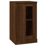 Credenza Rovere Marrone 37,5x35,5x67,5 cm in Legno truciolato