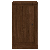 Credenza Rovere Marrone 37,5x35,5x67,5 cm in Legno truciolato