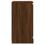Credenza Rovere Marrone 37,5x35,5x67,5 cm in Legno truciolato