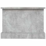 Tavolino Salotto Grigio Cemento 90x50x35 cm Legno truciolato