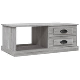 Tavolino da Salotto Grigio Sonoma 90x50x35 cm Legno truciolato