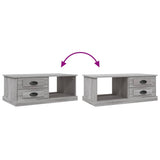 Tavolino da Salotto Grigio Sonoma 90x50x35 cm Legno truciolato