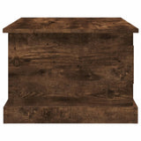Tavolino da Salotto Rovere Fumo 50x50x35 cm Legno truciolato