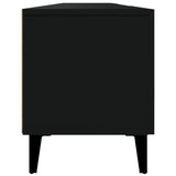 Mobile Porta TV Nero 180x31,5x40 cm in Legno truciolato