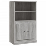 Credenza Grigio Sonoma 60x35,5x103,5 cm in Legno truciolato