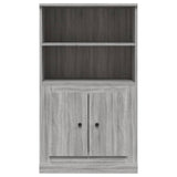 Credenza Grigio Sonoma 60x35,5x103,5 cm in Legno truciolato