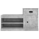 Scarpiera Grigio Cemento 100x42x60 cm in Legno truciolato
