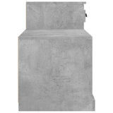Scarpiera Grigio Cemento 100x42x60 cm in Legno truciolato