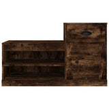 Scarpiera Rovere Fumo 100x42x60 cm in Legno truciolato