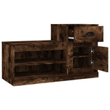 Scarpiera Rovere Fumo 100x42x60 cm in Legno truciolato