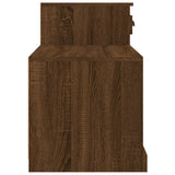 Scarpiera Rovere Marrone 100x42x60 cm in Legno truciolato