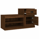 Scarpiera Rovere Marrone 100x42x60 cm in Legno truciolato